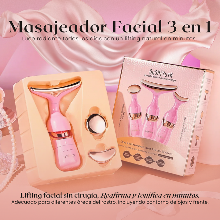 MASAJEADOR FACIAL 3 EN 1