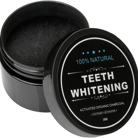POLVO ORGÁNICO DE CARBON ACTIVADO PARA BLANQUEAR LOS DIENTES